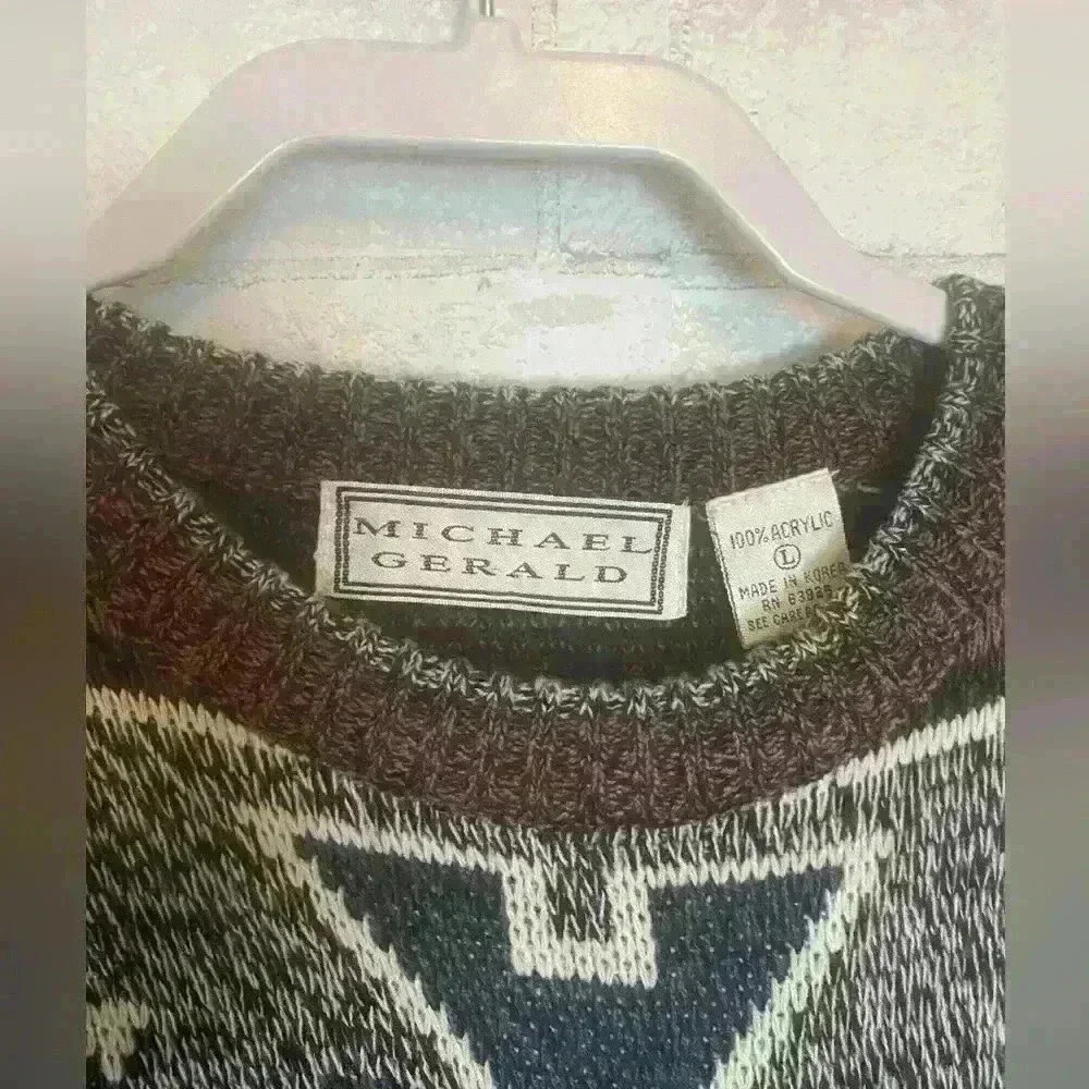Michael Gerald Vintage 80’s sweater size Large - Picture 3 of 3